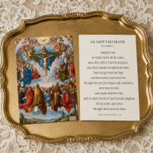 JOUR DE LA FÊTE DE TOUS LES SAINTS PRIÈRE CATHOLIQ