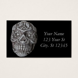 Cartes De Visite Jour du crâne de sucre du Thunder_Cove mort