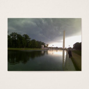 Cartes De Visite Jour orageux de Washington DC