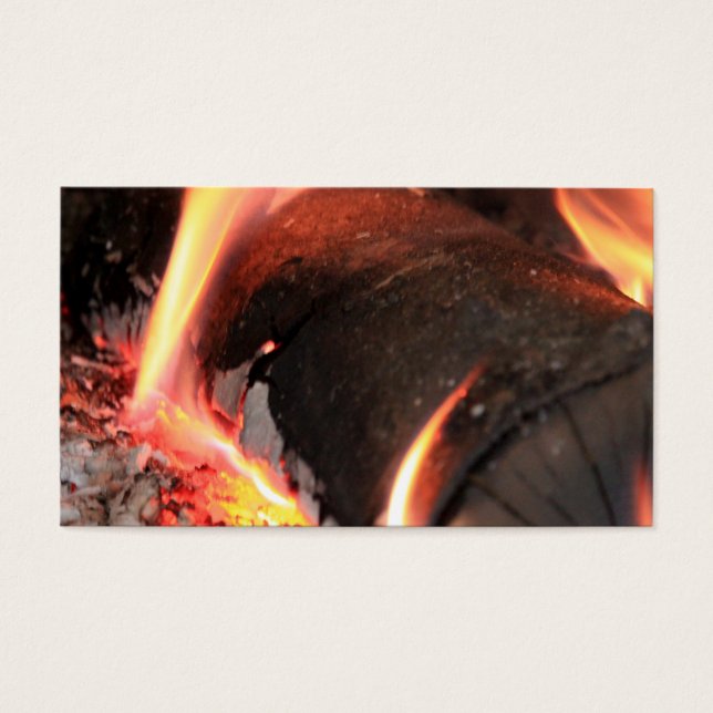 Cartes De Visite Journal de flammes (Devant)