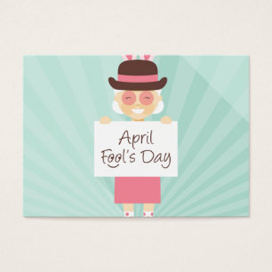 Cartes De Visite journée des fous d'avril