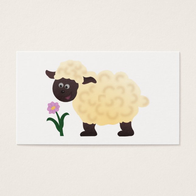 Cartes De Visite Joyeux mouton (Devant)