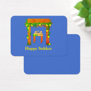 Cartes De Visite Joyeux Sukkot, Personnalisé