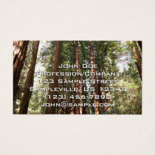 Cartes De Visite Jusqu'aux séquoias II à Muir Woods National Monume