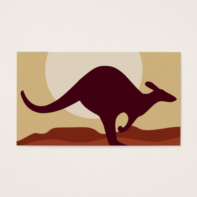 Cartes De Visite Kangaroo externe (Devant)