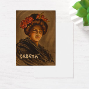 Cartes De Visite Karama : Jouer la romance japonaise Geisha