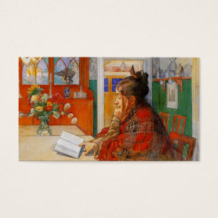 Cartes De Visite Karin Reading dans la soirée
