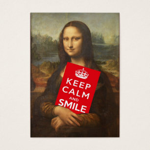 Cartes De Visite Keep Calm And Smile