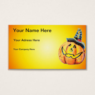 Cartes De Visite Kine de Halloween