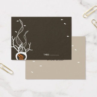 Cartes De Visite Kissing Fishes Coral Whimsical Ocean Beach Mariage