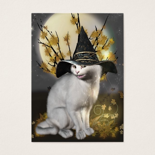 Cartes De Visite Kitty Le Chat Magique Sorcières (Devant)