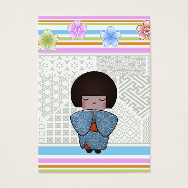 Cartes De Visite kokeshi seig (Devant)