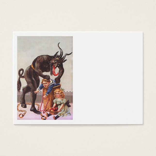 Cartes De Visite Krampus kidnapping (Devant)