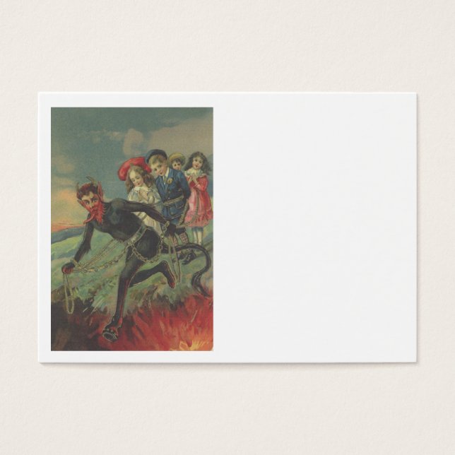 Cartes De Visite Krampus kidnapping (Devant)