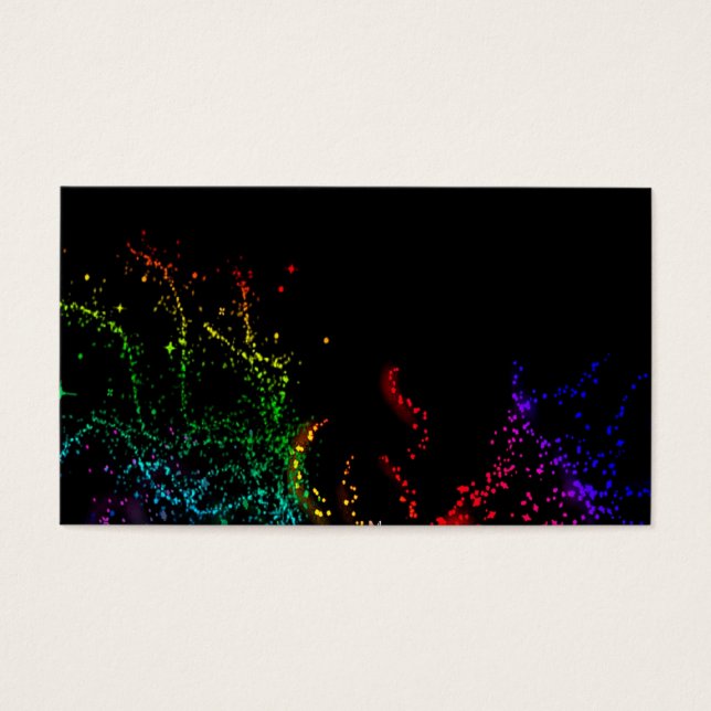 Cartes De Visite La couleur de la musique - Horizontal (Devant)