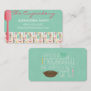 Cartes de visite « La cuisine est un art »