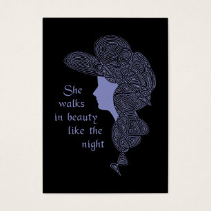 Cartes De Visite La Dame de Byron Valentines