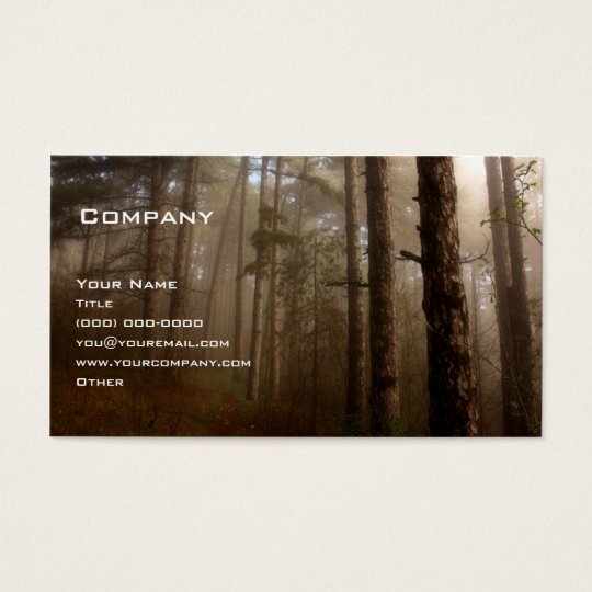 Cartes De Visite La forêt