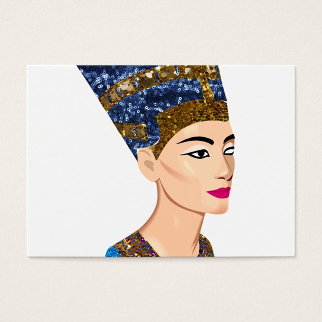 Cartes De Visite la reine égyptienne nefertiti (Devant)