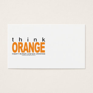 Cartes De Visite La sclérose en plaques PENSENT l'orange