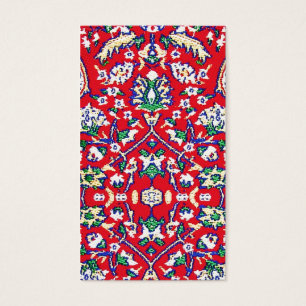 Cartes De Visite La Turquie, motif turc de couverture de tissu de