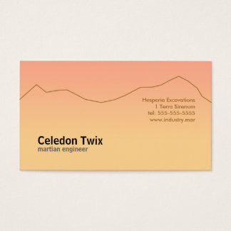 Cartes De Visite La vie sur Mars