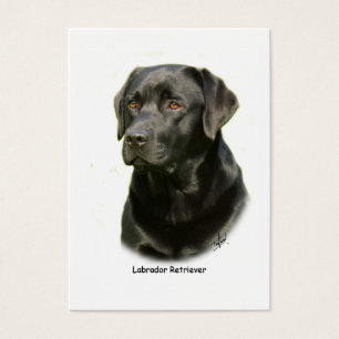 Cartes De Visite Labrador retriever noir
