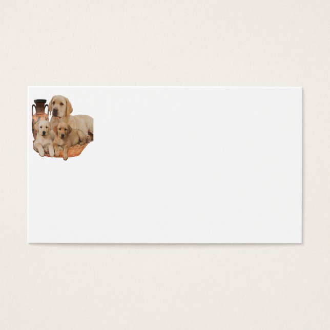 Cartes De Visite Labrador retriever products (Devant)