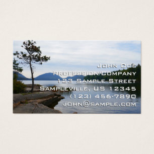 Cartes De Visite Lac Eagle dans le parc national d'Acadia