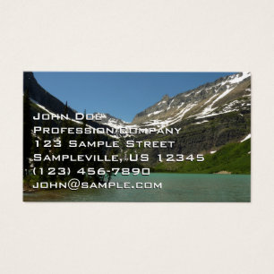 Cartes De Visite Lac Grinnell au Glacier National Park