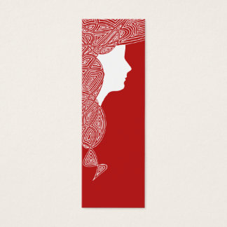 Cartes De Visite Lady Red Mini Signets