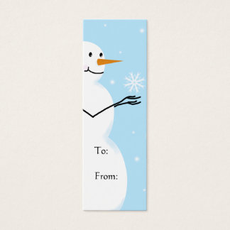 Cartes De Visite Laisser Il Neige Étiquettes Cadeaux