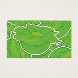 Cartes De Visite Laitue funky