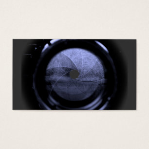 Cartes De Visite lames d'ouverture de lentille