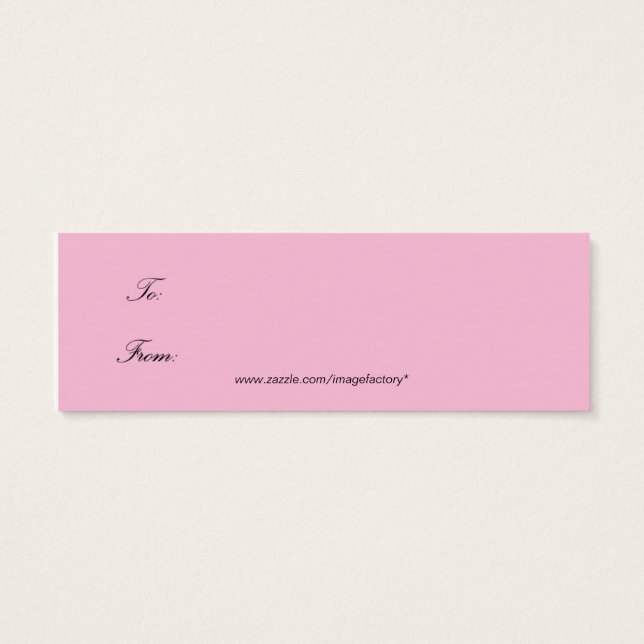 Cartes De Visite L'amour est tout ce dont nous avons besoin Mini Ca (Dos)