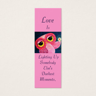 Cartes De Visite L'amour illumine le moment le plus sombre d'un aut