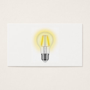 Cartes De Visite Lampe à lueur