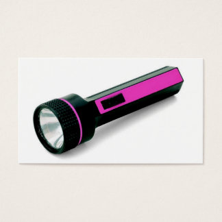 Cartes De Visite lampe torche violette brillante
