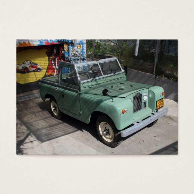 Cartes De Visite Land Rover Series II SWB (Devant)