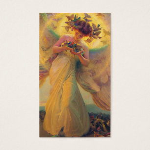 Cartes De Visite L'ange des oiseaux Franz Dvorak 1910