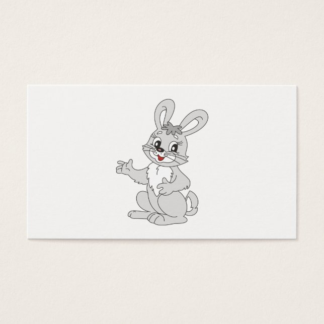 Cartes De Visite Lapin (Devant)