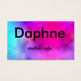 Cartes De Visite Large_cravate-dye_highres, Daphne, café de l'étoil