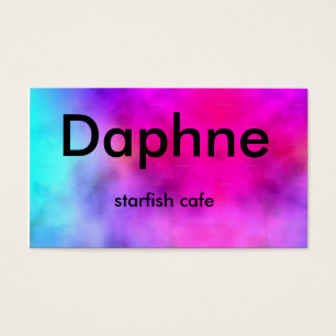 Cartes De Visite Large_tie-dye_highres, Daphne, café d'étoiles de