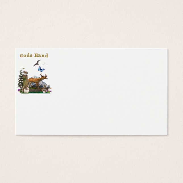 Cartes De Visite L'art de main des dieux (Devant)