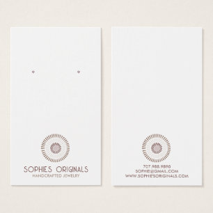Cartes De Visite Lavande Plutôt Gris Peint Cercle Oarder