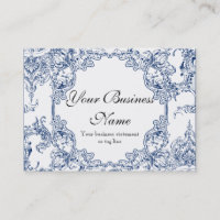 Cartes de visite - le baroque floral de remous de
