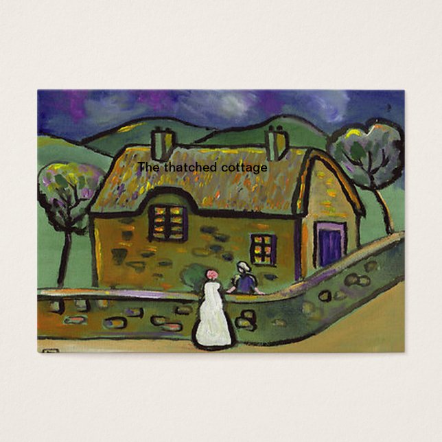 Cartes De Visite (Le chalet en chaume) (Devant)