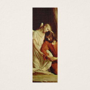 Cartes De Visite Le Christ souffre à Gethsemane - Marqueur bibliqu