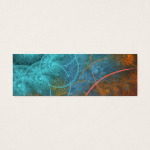 Cartes De Visite Le "feu art de fractale CONTRE glace"