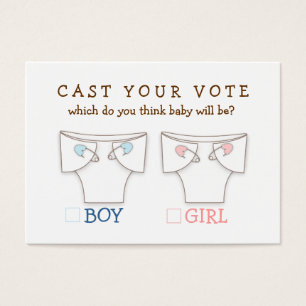 Cartes De Visite Le genre mignon de couche-culotte indiquent la